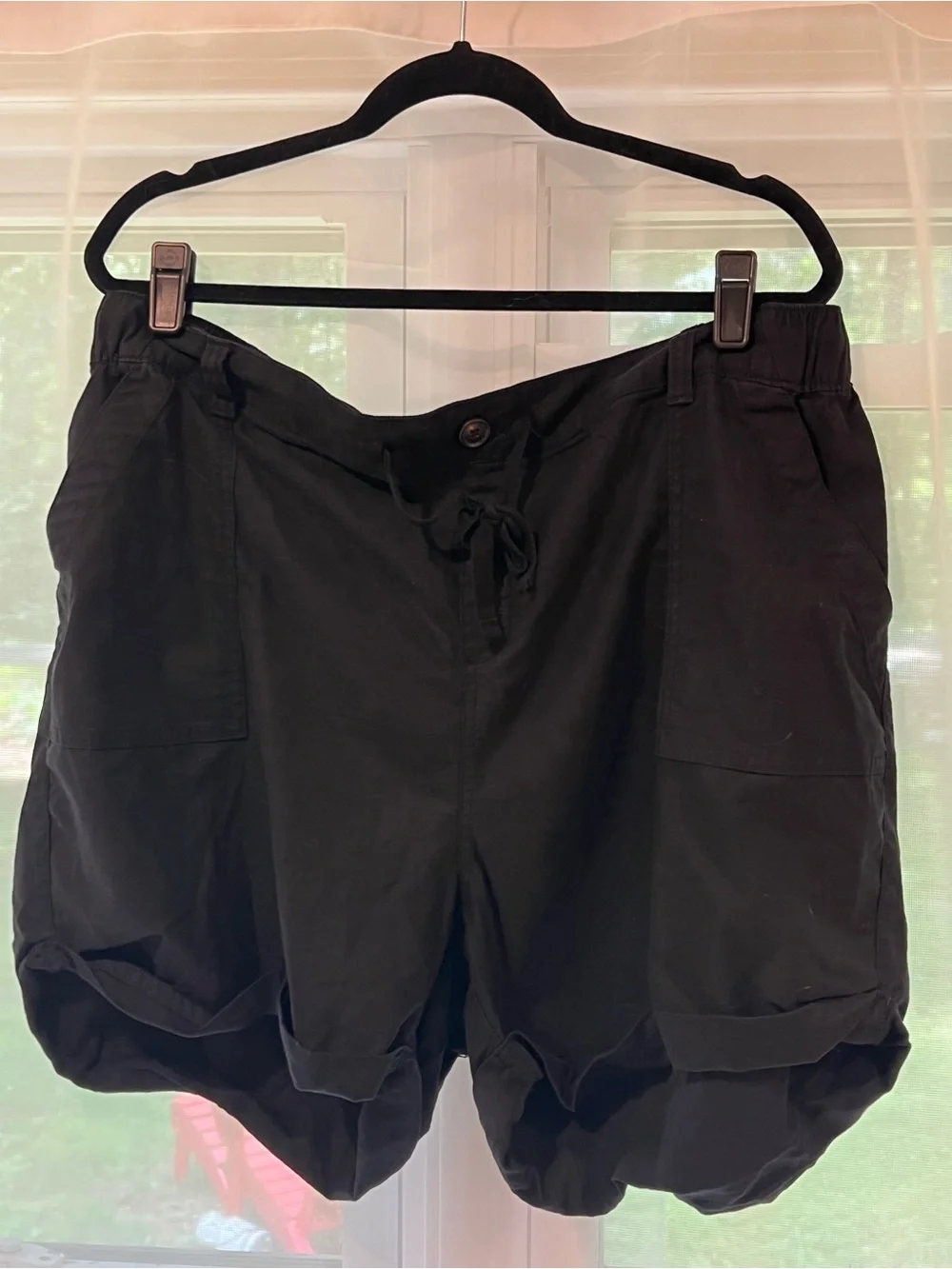 LOT OF EUC 4 Lane Bryant Shorts - Black, Light Blue, White - Picture 8 of 9